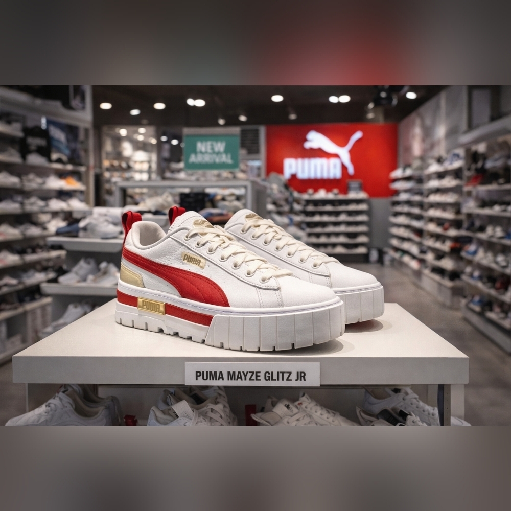 Puma Mayze Glitz JR Sneakers. - Picture 1 of 9